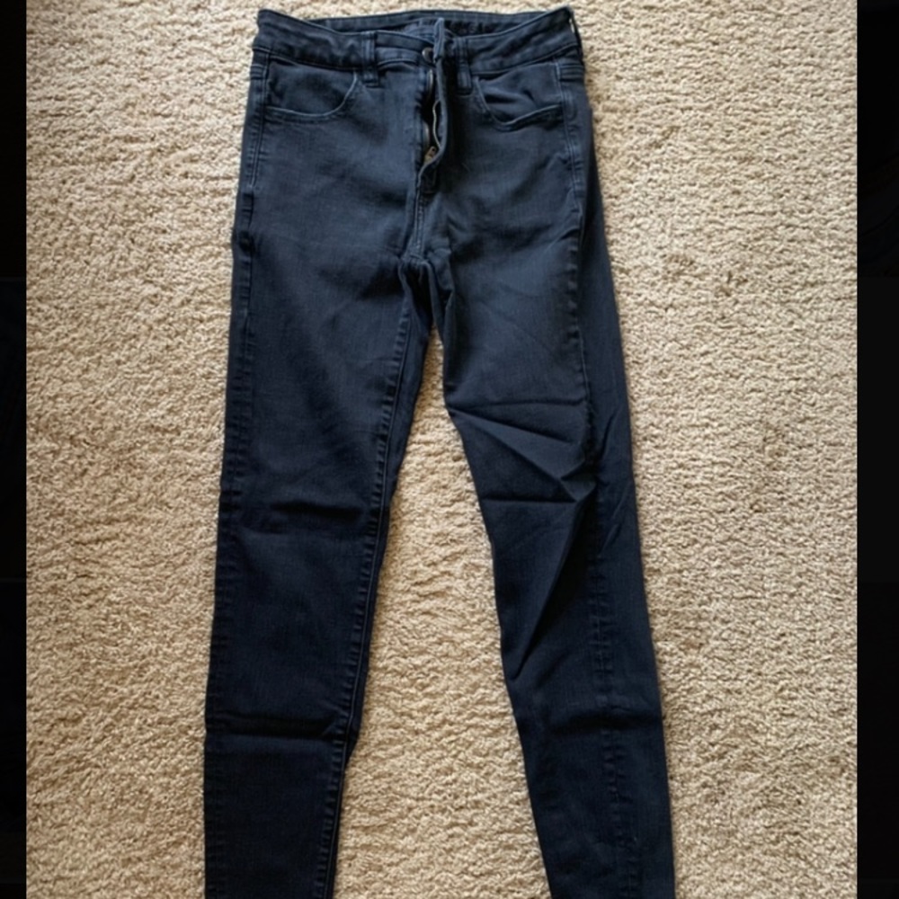 American Eagle black jegging